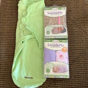 SwaddleMe 3 Brand New 1 EUC Lot Large